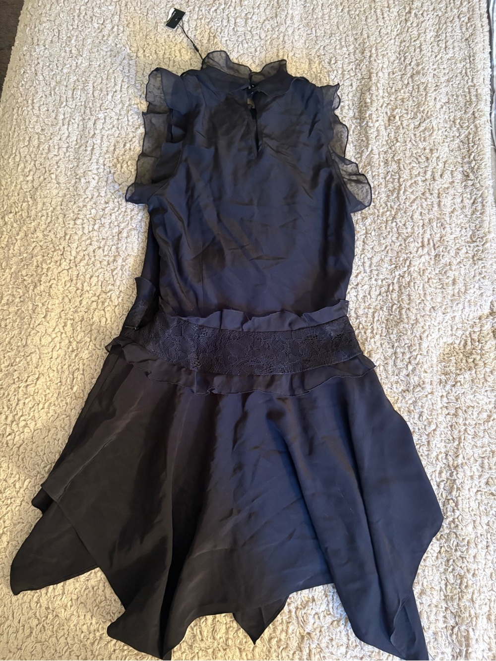 BCBGMaxAzria Black Ruffle Dress - Picture 3 of 3